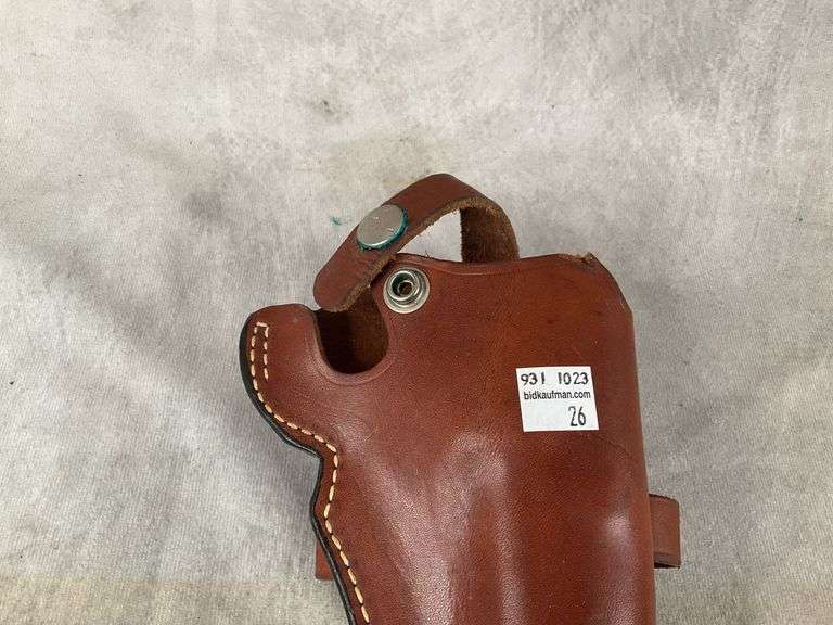 Longhorn Leather Revolver Holster.