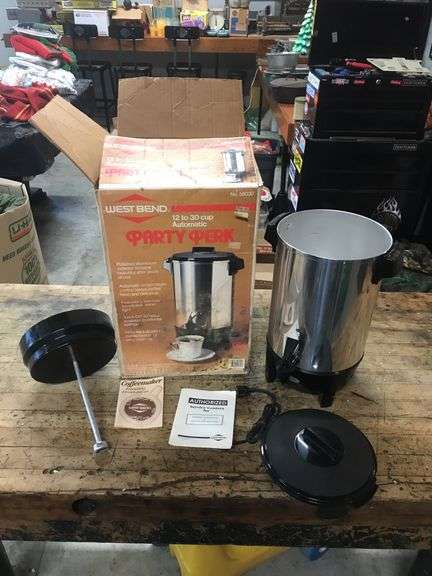 Vintage West Bend Party Perk Coffee Pot