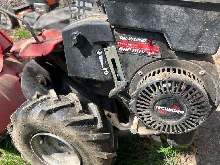 Yard Machines Chain Drive Tiller
