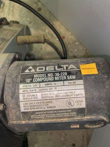 Delta Compound Miter Saw