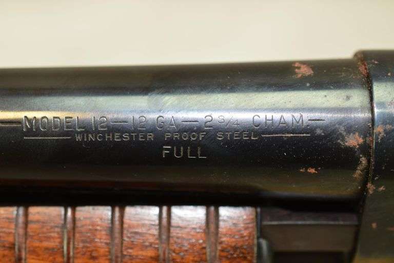 Winchester  Mod 12  12 GA  25” Barrel  Full Choke