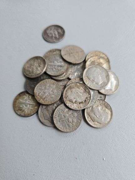 LOT OF 23 SILVER ROOSEVELT DIMES