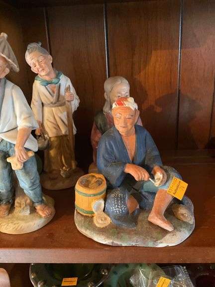 4 Clay Figurines