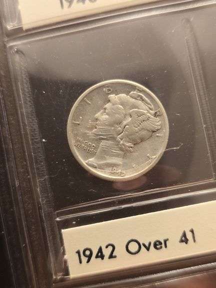 COMPLETE SET OF MERCURY DIMES WITH 16D & 42/1