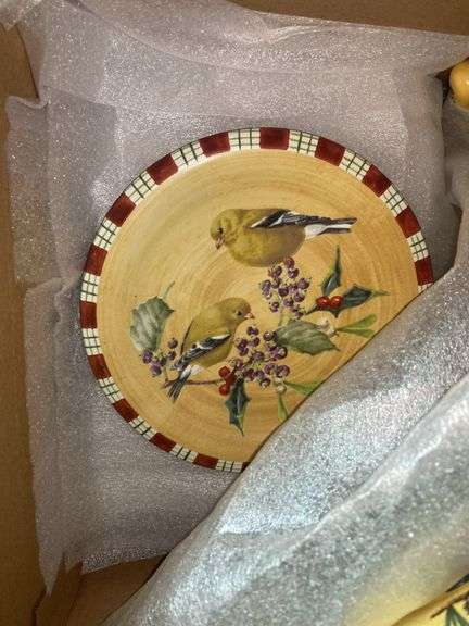 Assortment of Lenox Winter Greeting Place Setting for 6 with Additional Pieces