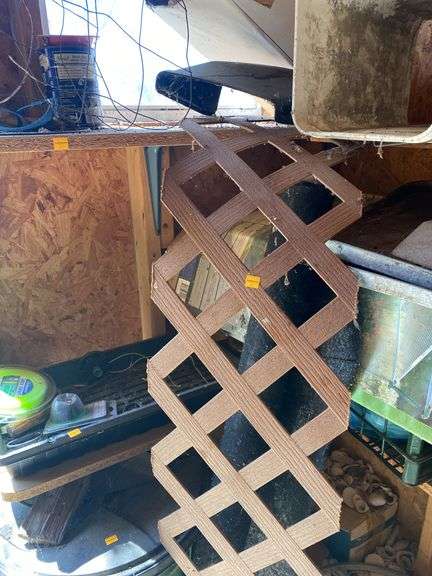 Contents of Wall and Shelves in Shed