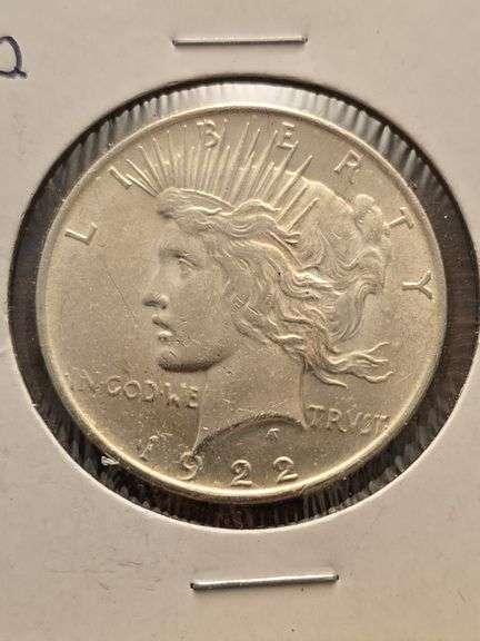 1922 PEACE DOLLAR BU