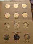 2 ALBUM SET PRESIDENTIAL DOLLARS 2007-16 WITH PROOFS MISSING BUSH,CARTER