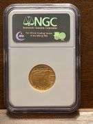 2007W JAMESTOWN $5. GOLD PIECE NGC MS70