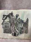 DEPT 56 CHRISTMAS VILLAGE HOME OF MR & MRS CLAUS AND SANTA'S WORKSHOP