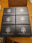 1992-1997 U.S. PREMIER SILVER PROOF SETS RUN OF 9 SETS