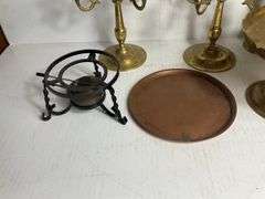 Assortment of Brass and Copper Items
