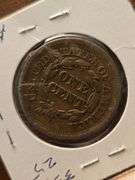 1851 LARGE CENT XF