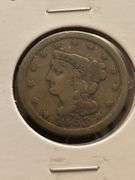 1853 U.S. HALF CENT VG
