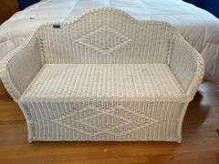 WICKER LOVE SEAT