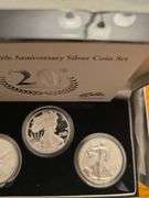 2006 3-PC. 20TH. ANNIVERSARY SILVER EAGLE SET