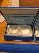 LOT OF 4 SILVER NOTES IN BOXES