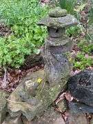 Concrete Bird Bath and Statues