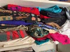 ASSORTED MATERIAL- LINEN, SATIN, CANVAS, AND OTHERS (NO COTTON)