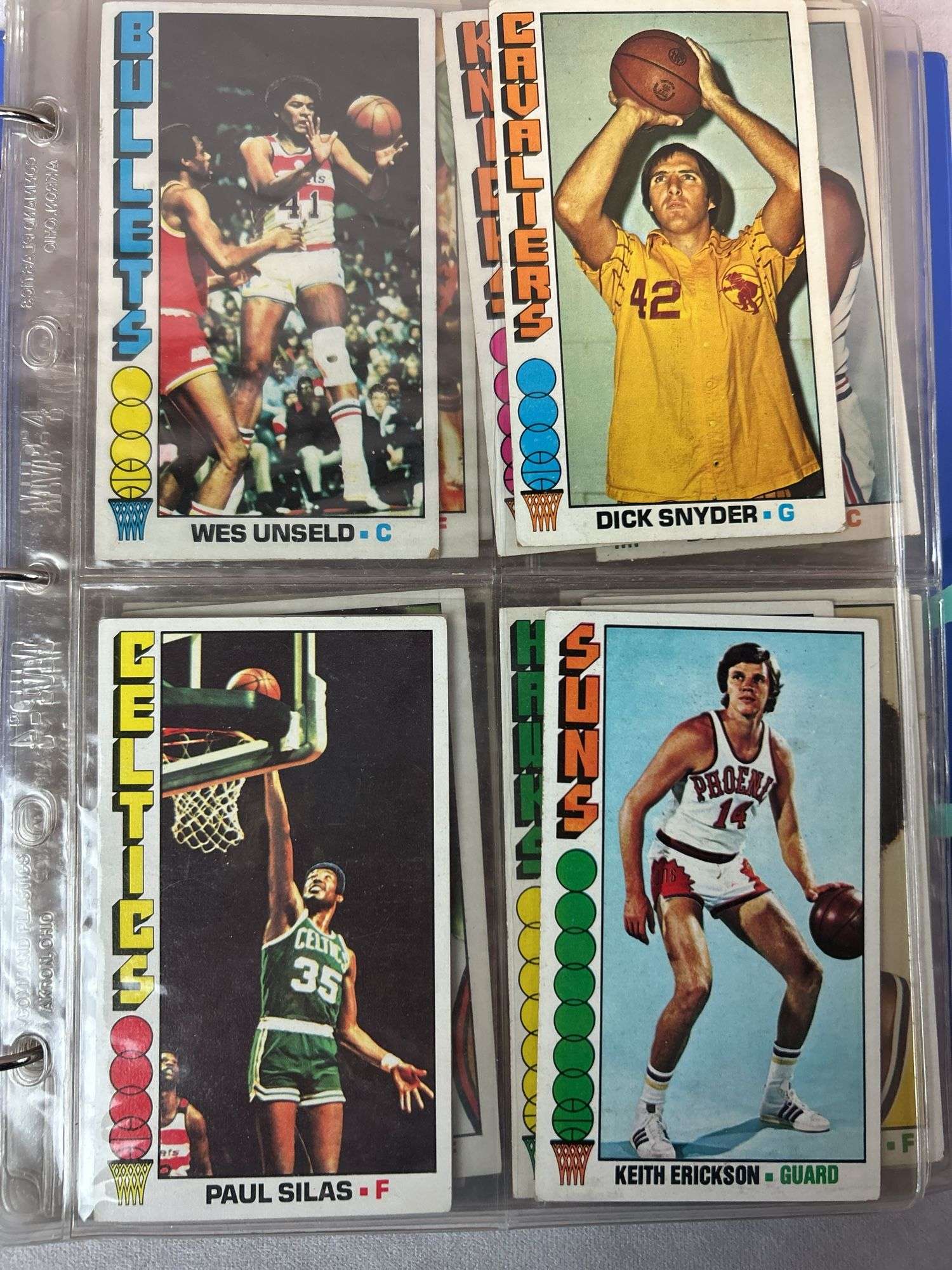 1976-77 Topps Basketball Near Complete Set