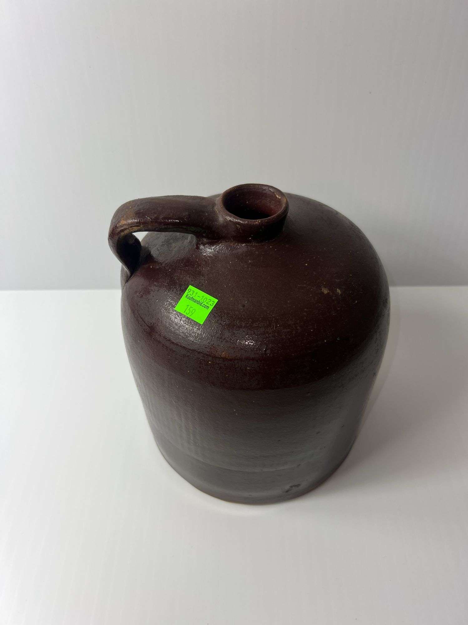 Brown Glazed Stoneware Jug