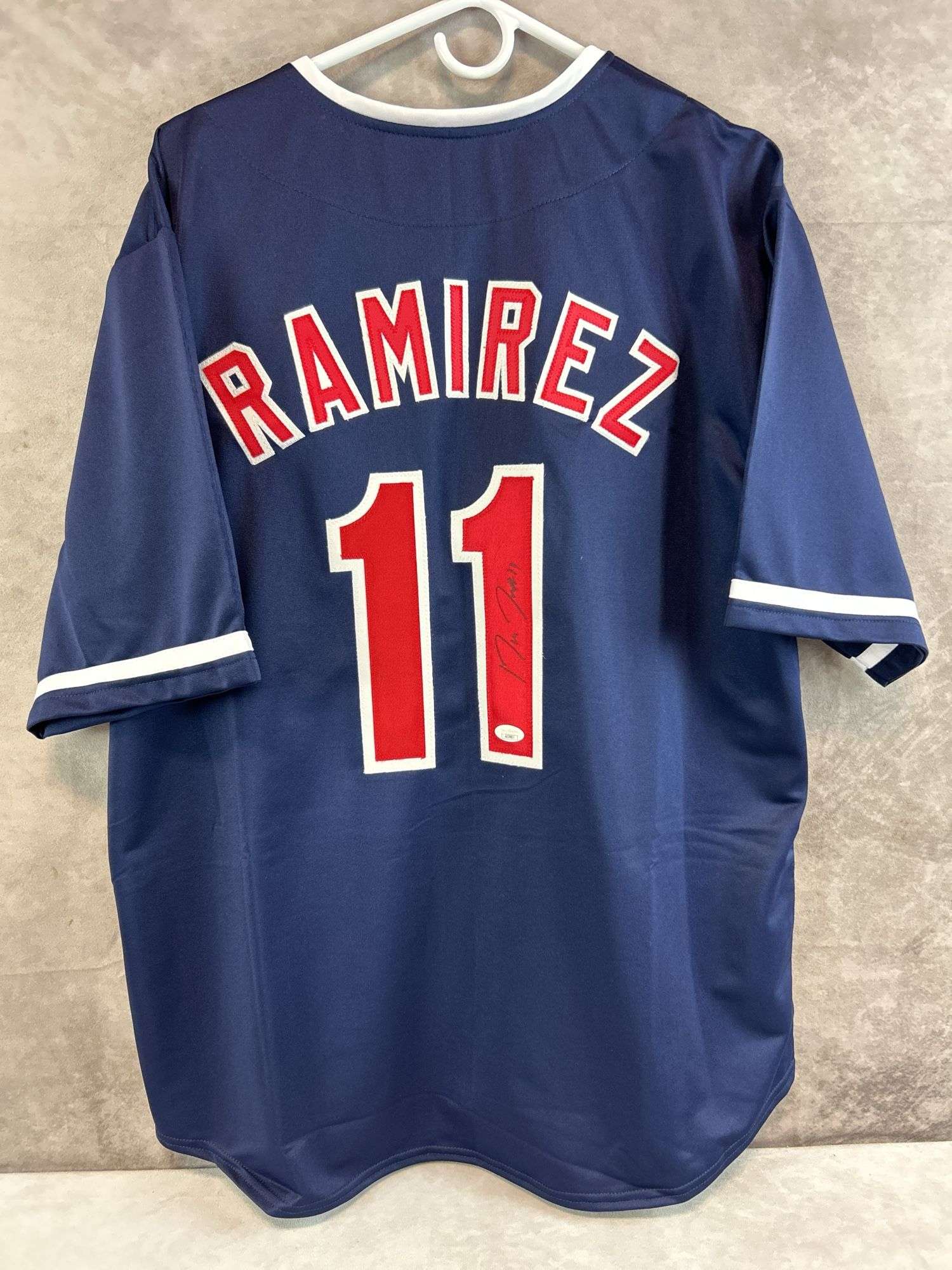 Jose Ramirez signed Cleveland jersey, JSA