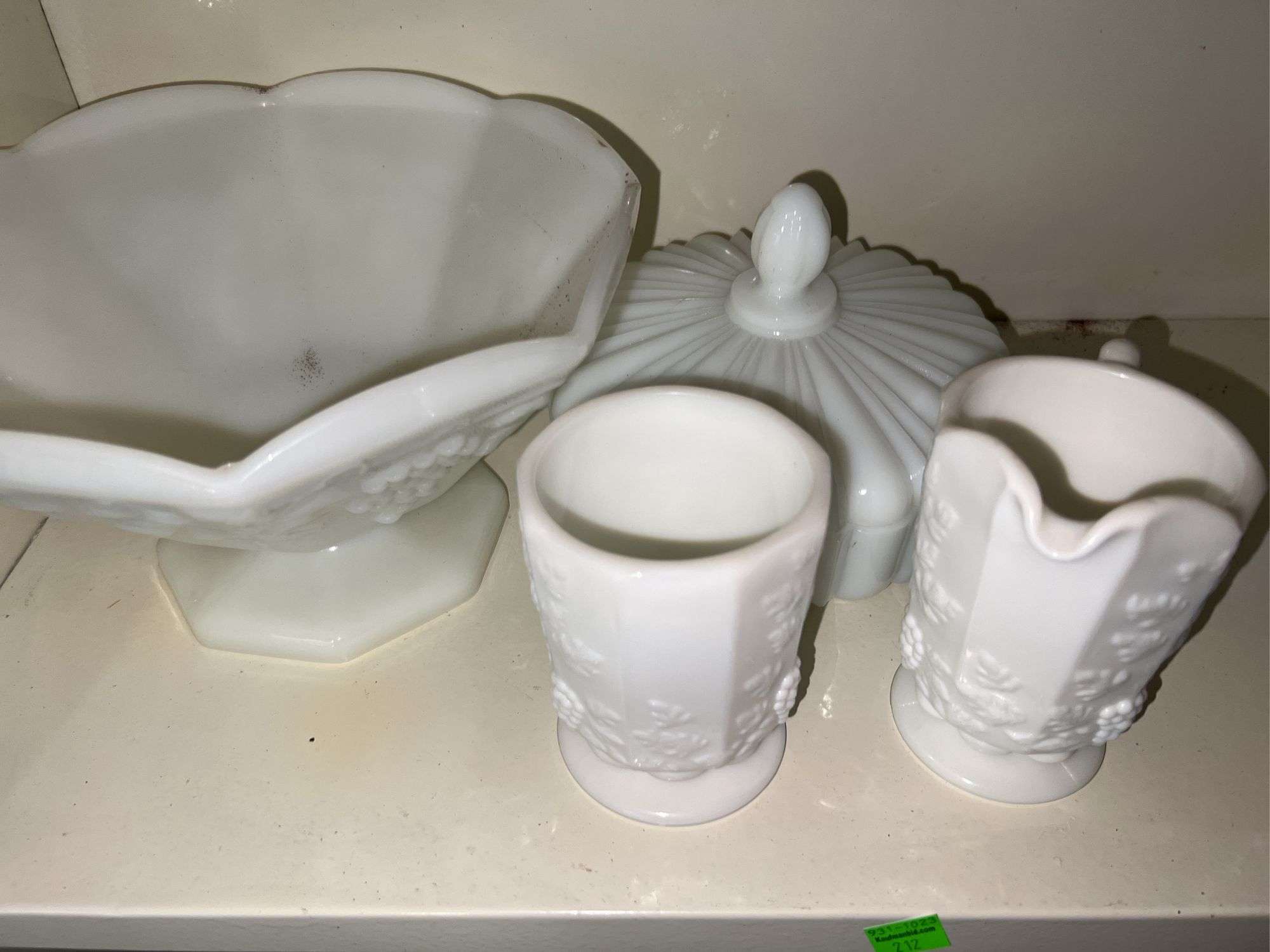 Vintage Westmoreland Milk Glassware
