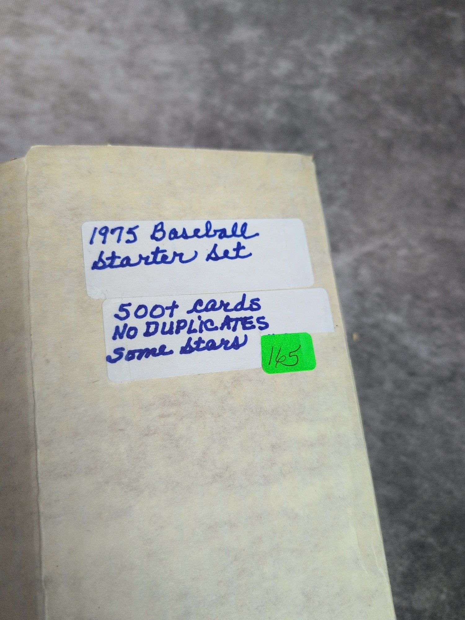 1975 Topps baseball starter set over 500 cards, no duplicates, sorted by teams