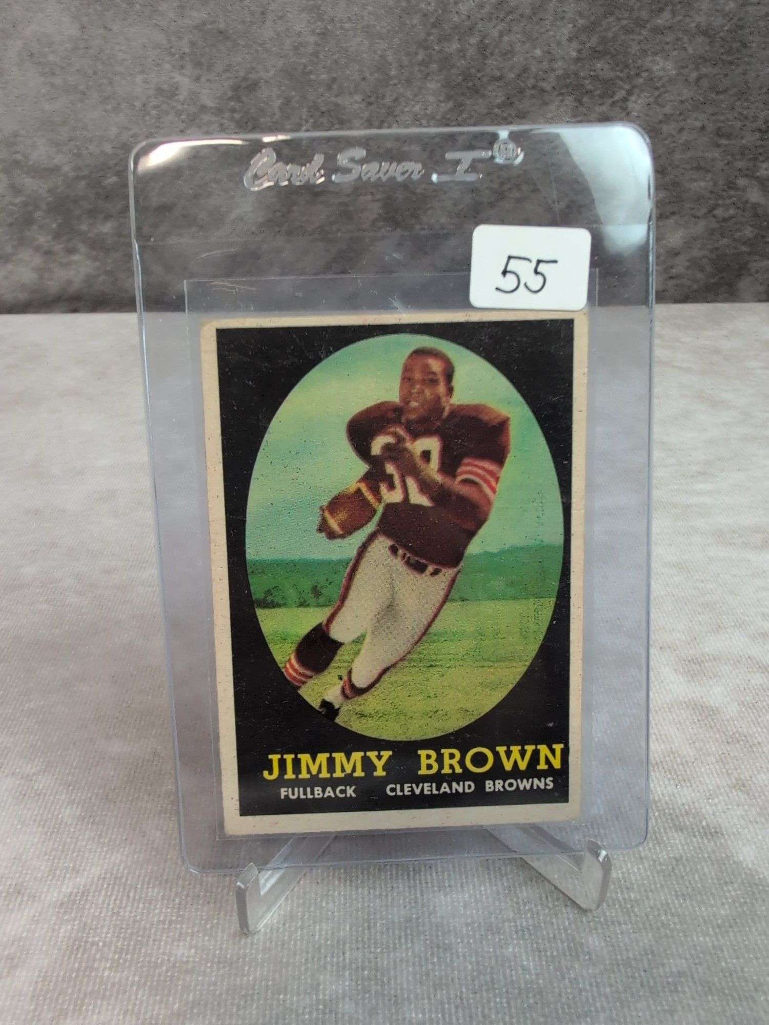 1958 Topps Jim Brown Rookie #62