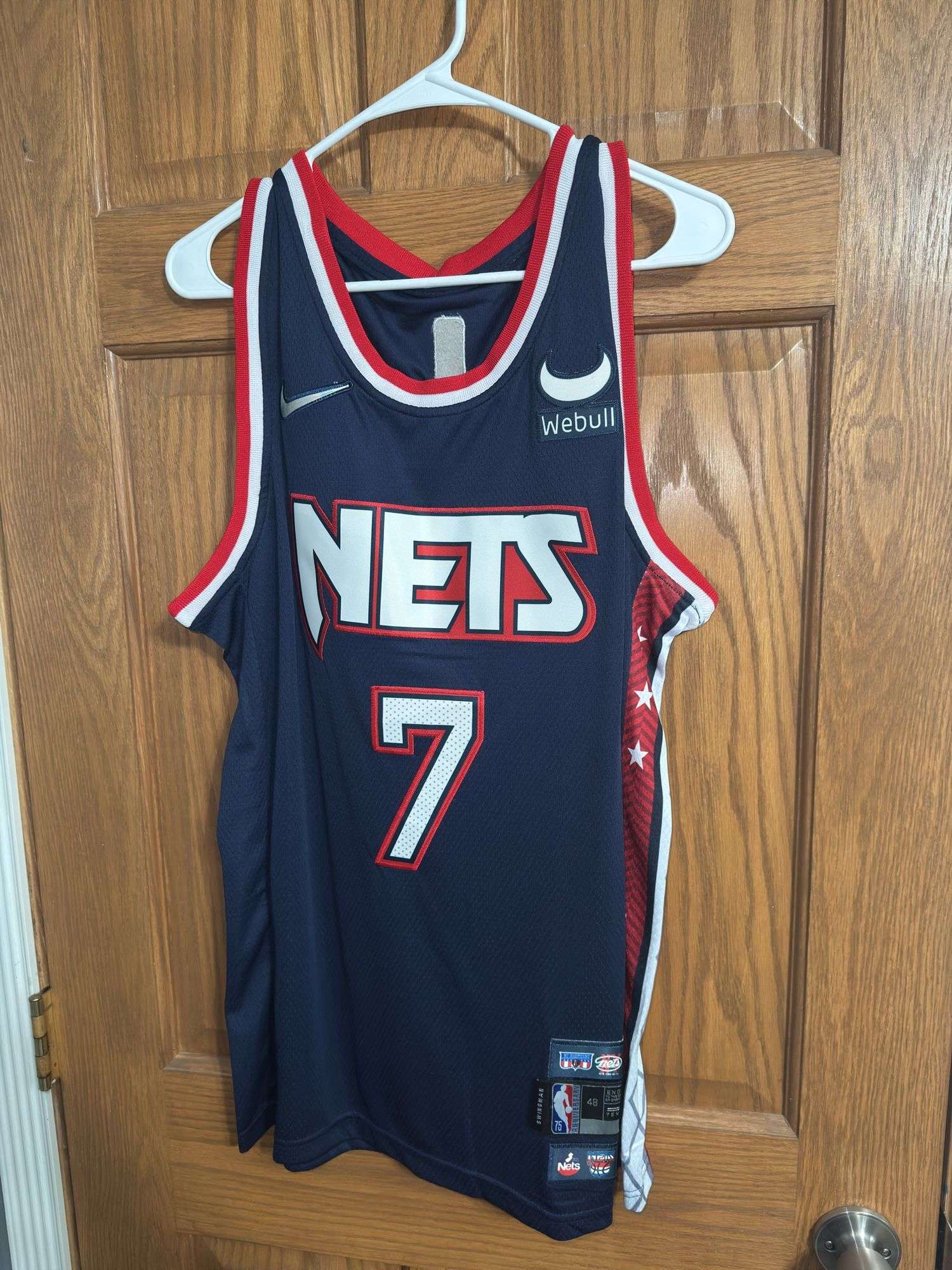Kevin Durant Brooklyn Nets Icon Edition Jersey (Size 48)