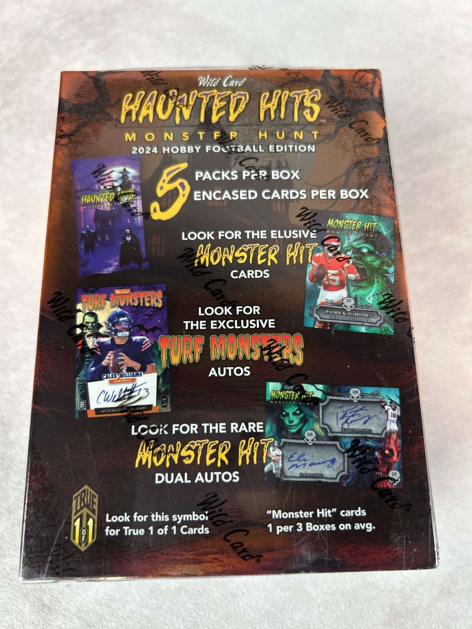 2024 Wild Card Football Haunted Hits Hobby Box sealed
