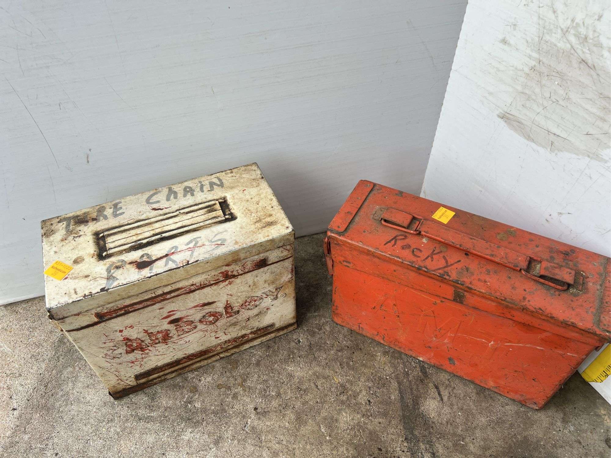 (2) Metal Ammo Crates w/ Contents