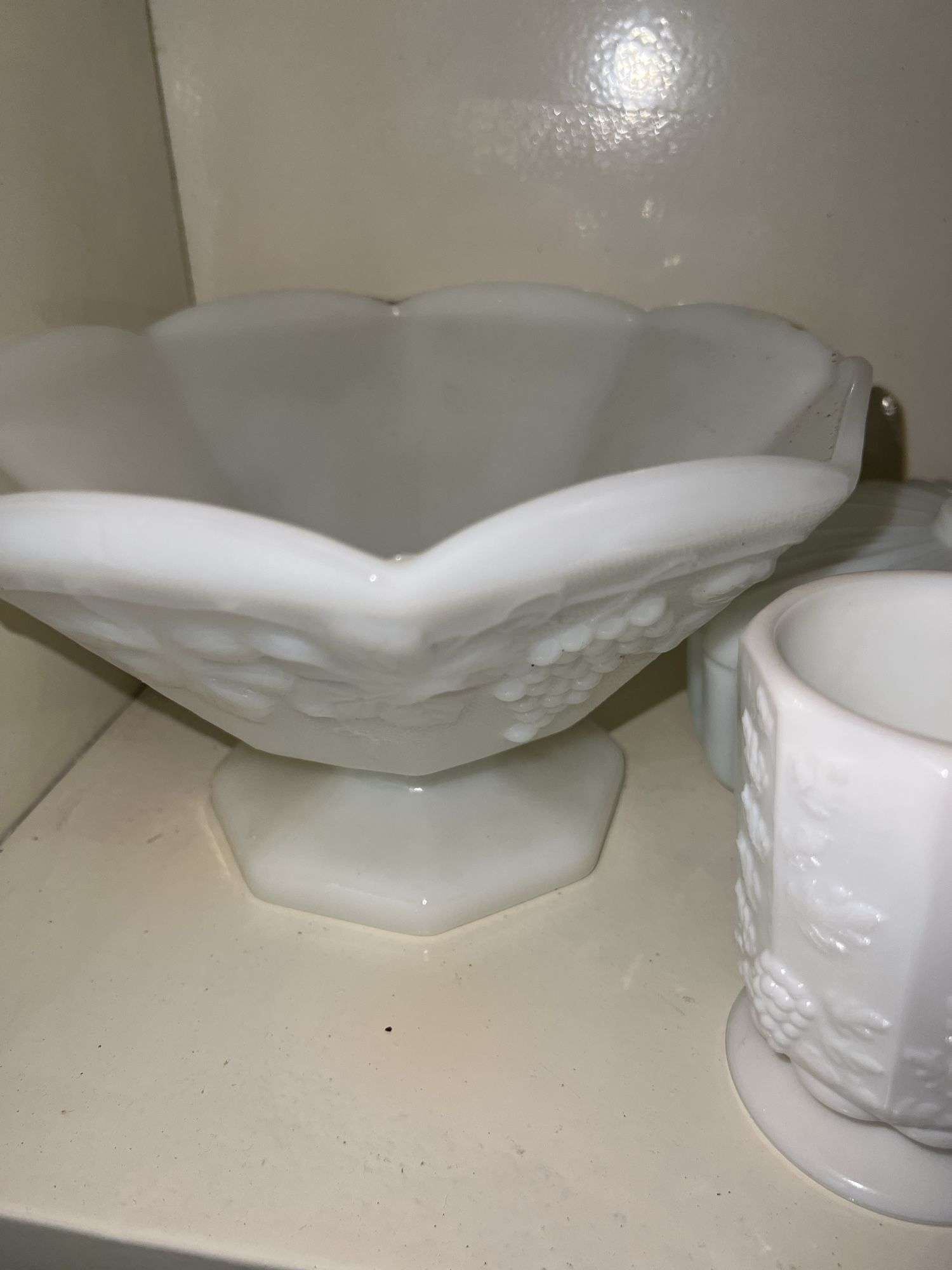 Vintage Westmoreland Milk Glassware