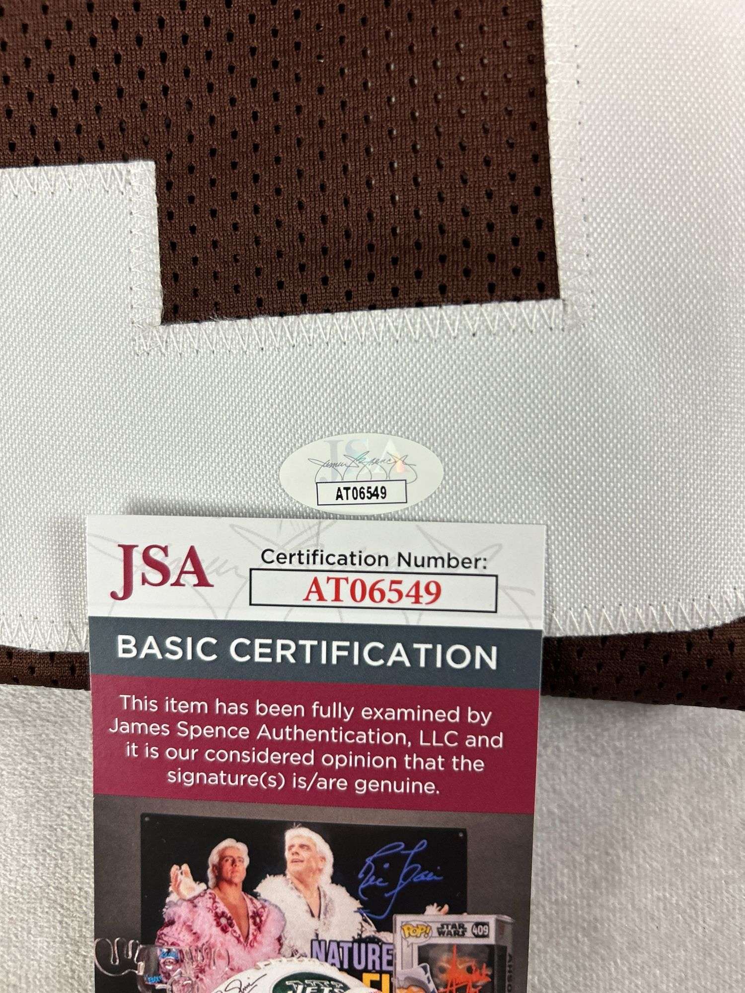 Myles Garrett signed Cleveland Browns jersey, JSA