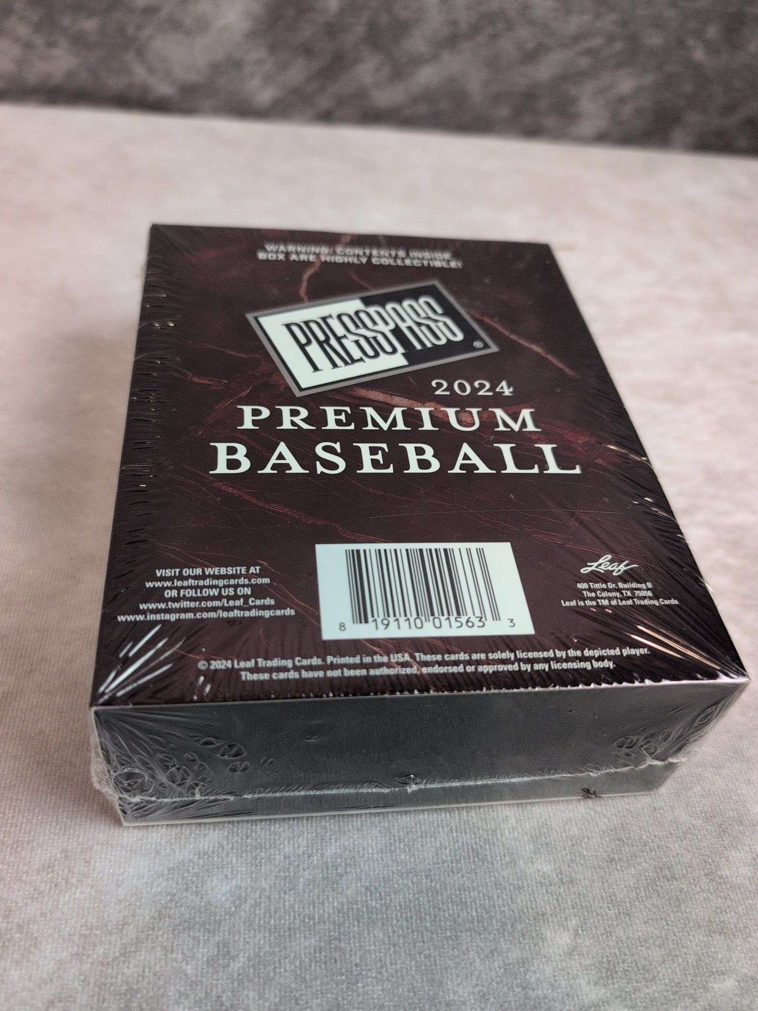 2024 Press Pass Premium Baseball Hobby Box sealed