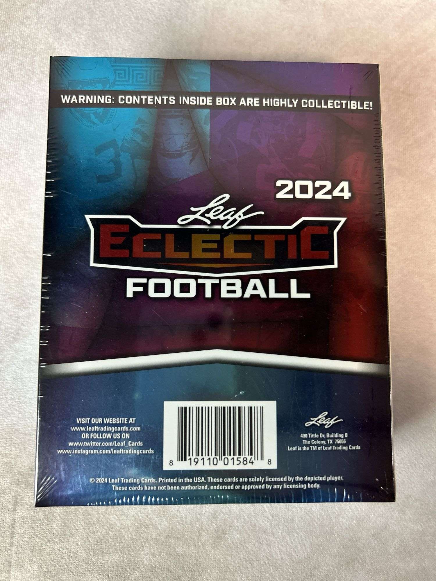 2024 Leaf Eclectic Football Hobby Box sealed