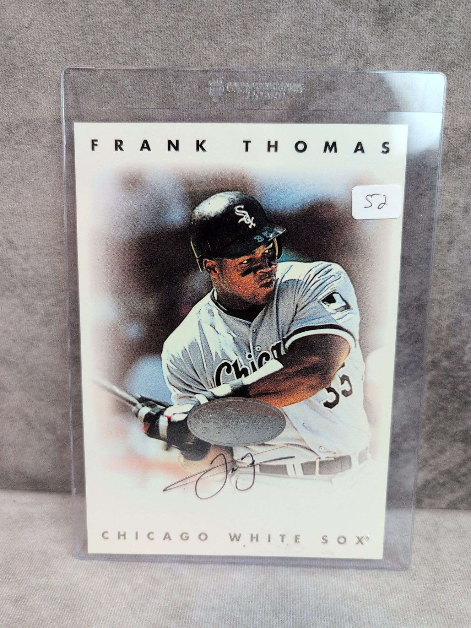 Frank Thomas Autographed Jumbo- Leaf Signature Series #/1500