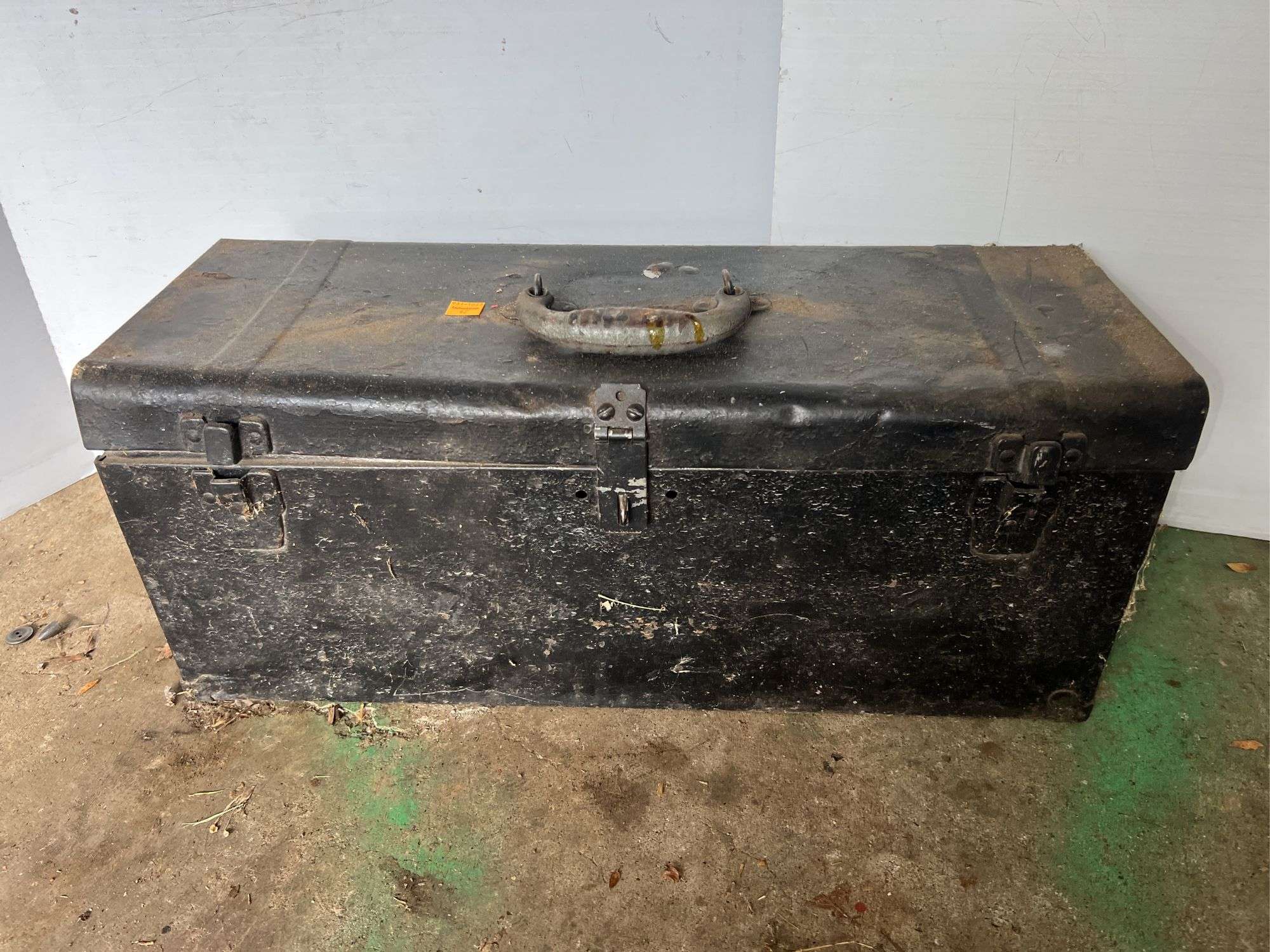 Black Metal Toolbox w/ Contents