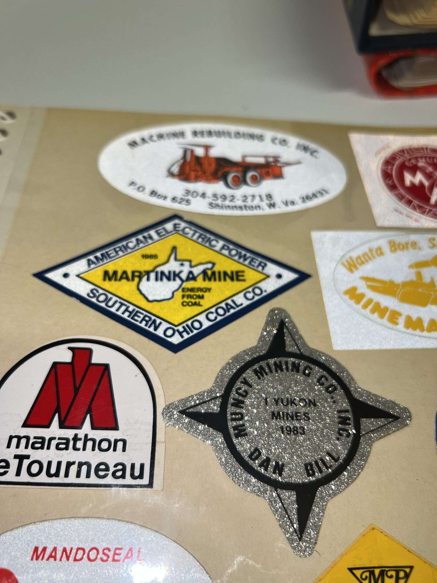 Assortment of Mining Stickers