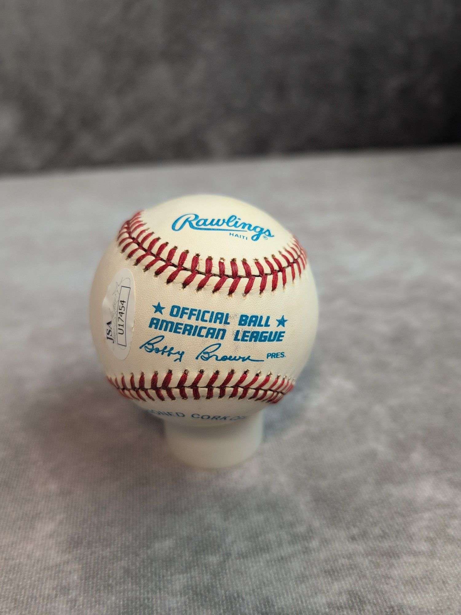 Bob Lemon signed baseball, JSA