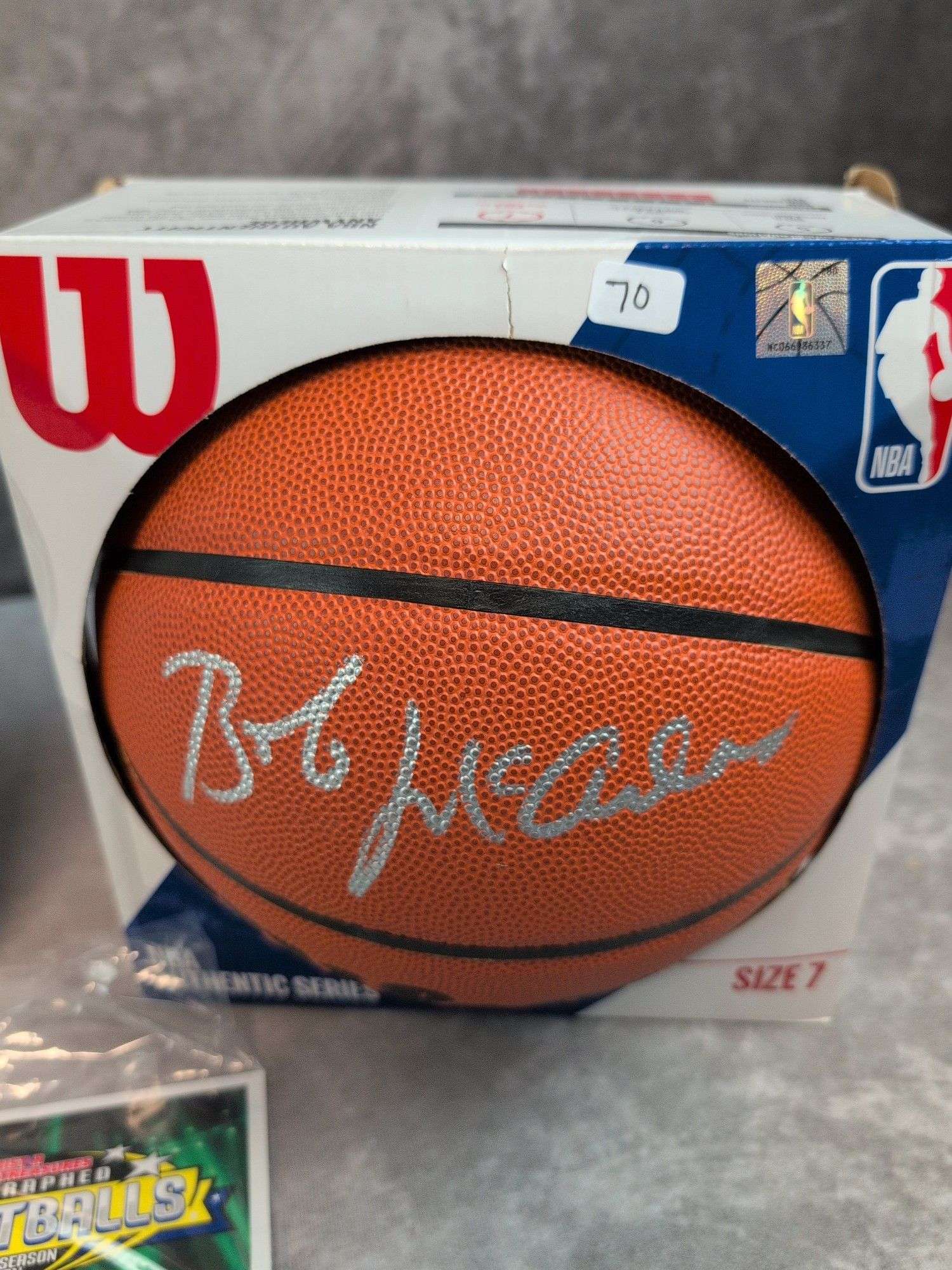 Bob McAdoo autographed Full-Size NBA Basketball HOF