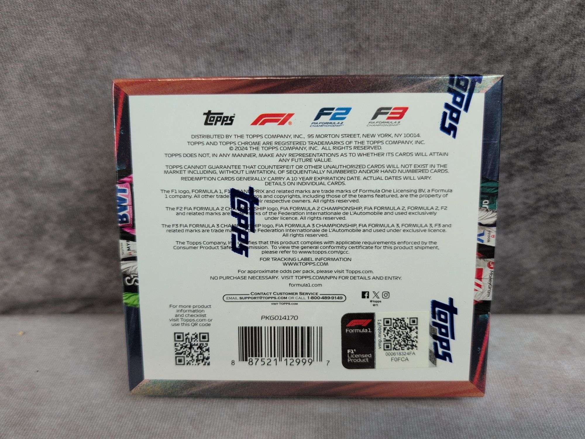 2024 Topps Chrome F1 Qualifying Lap Box sealed