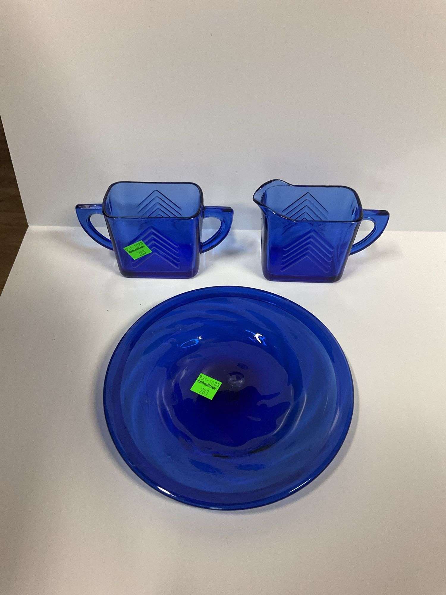 Cobalt Creamer and Sugarer, Cobalt