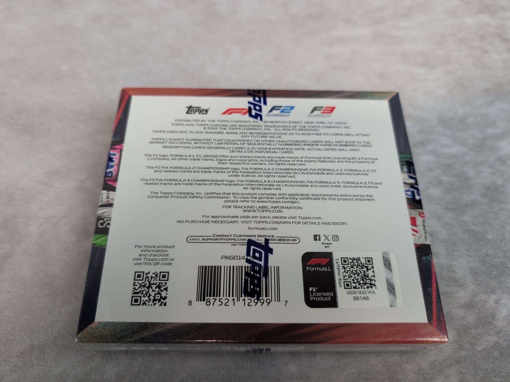 2024 Topps Chrome F1 Qualifying Lap Box sealed