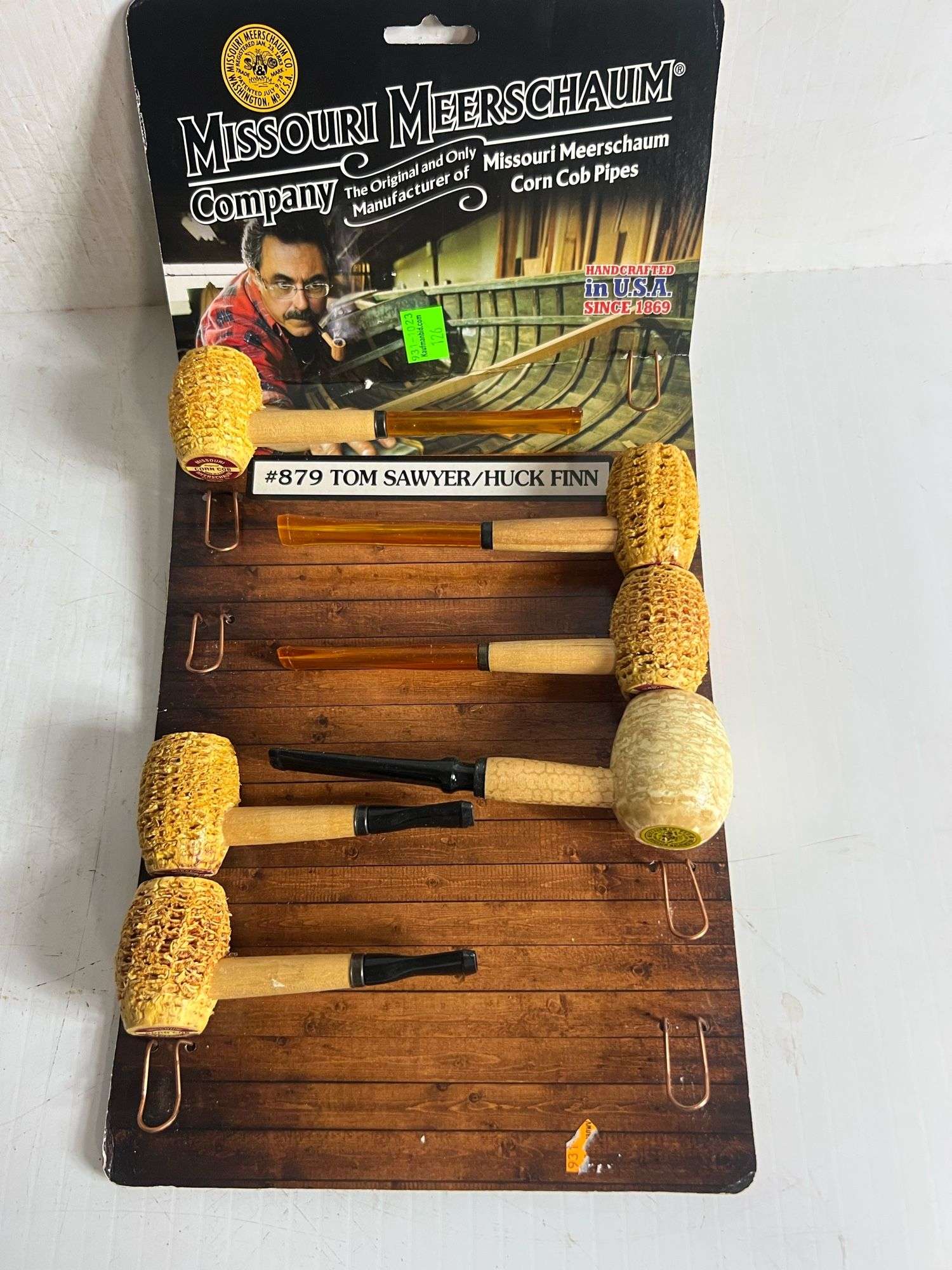 Missouri Meerschaum Corn Cobb Pipes