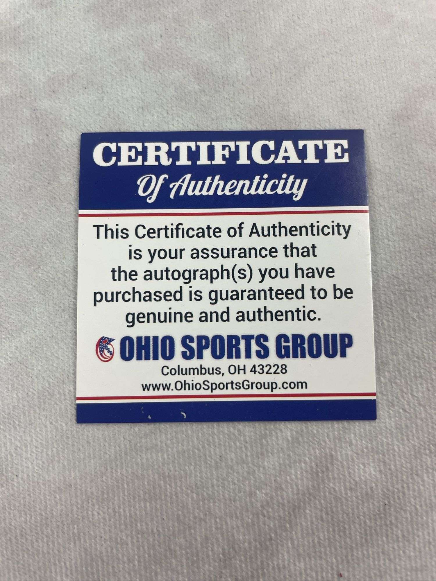 Archie Griffin signed Ohio State mini helmet w/Heisman inscriptions, Archie hologram