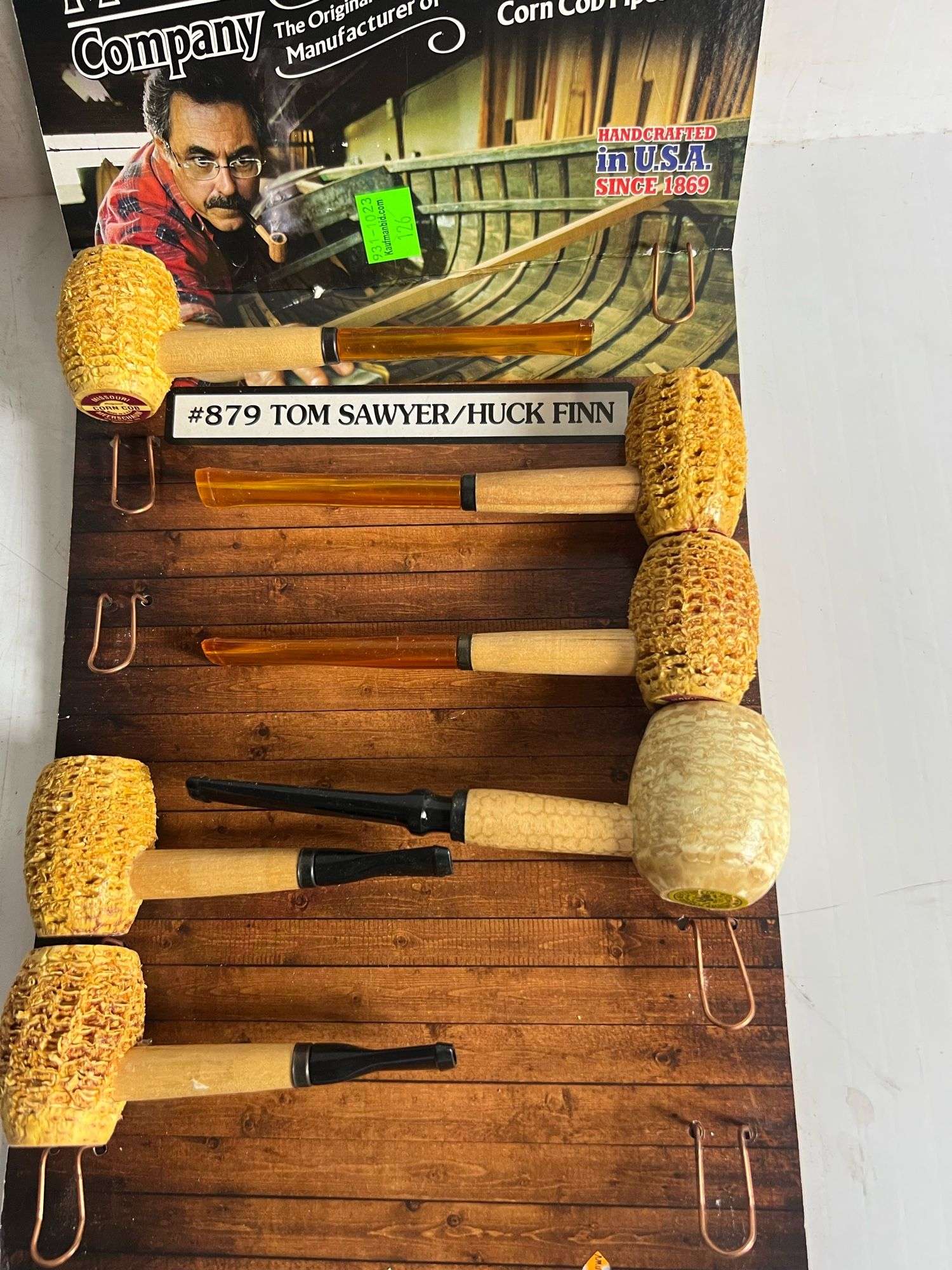 Missouri Meerschaum Corn Cobb Pipes