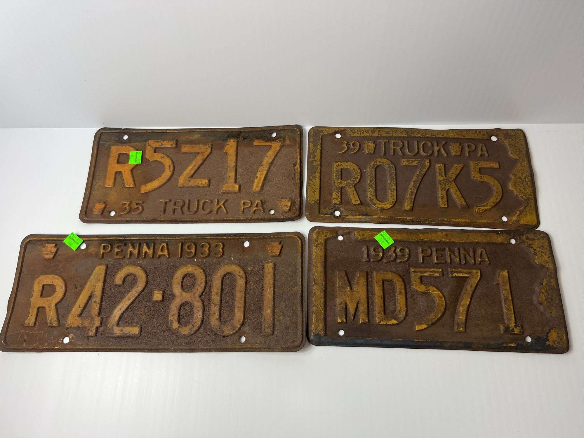 Vintage License Plates