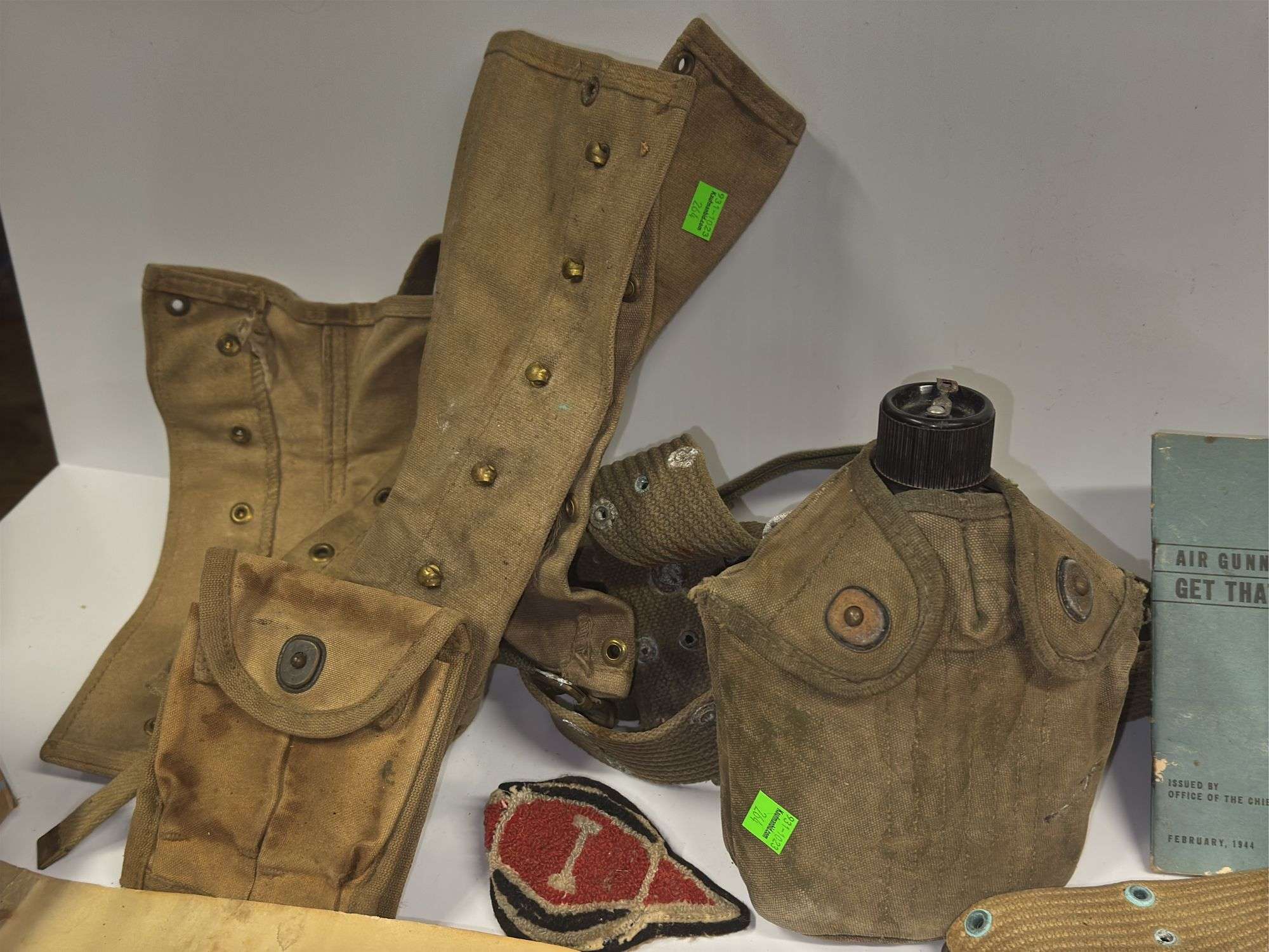 Assortment of Vintage Military Items