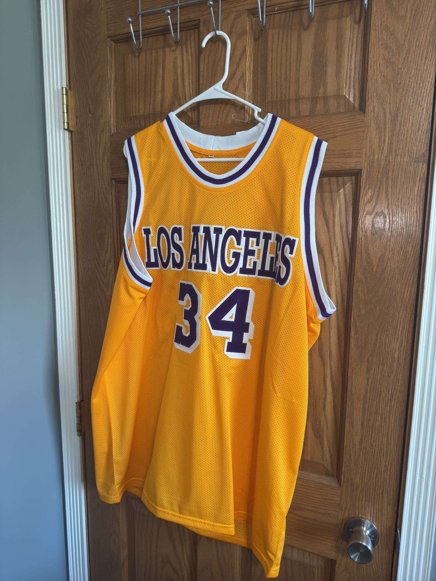Autographed Shaquille O’Neal Los Angeles Jersey